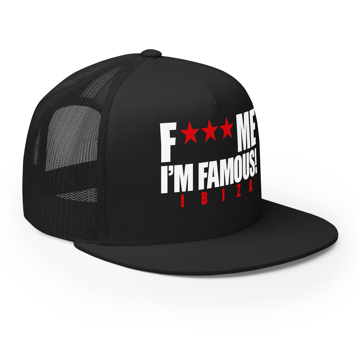 David Guetta F Me I'm Famous Ibiza Classic Logo Snapback Cap Black