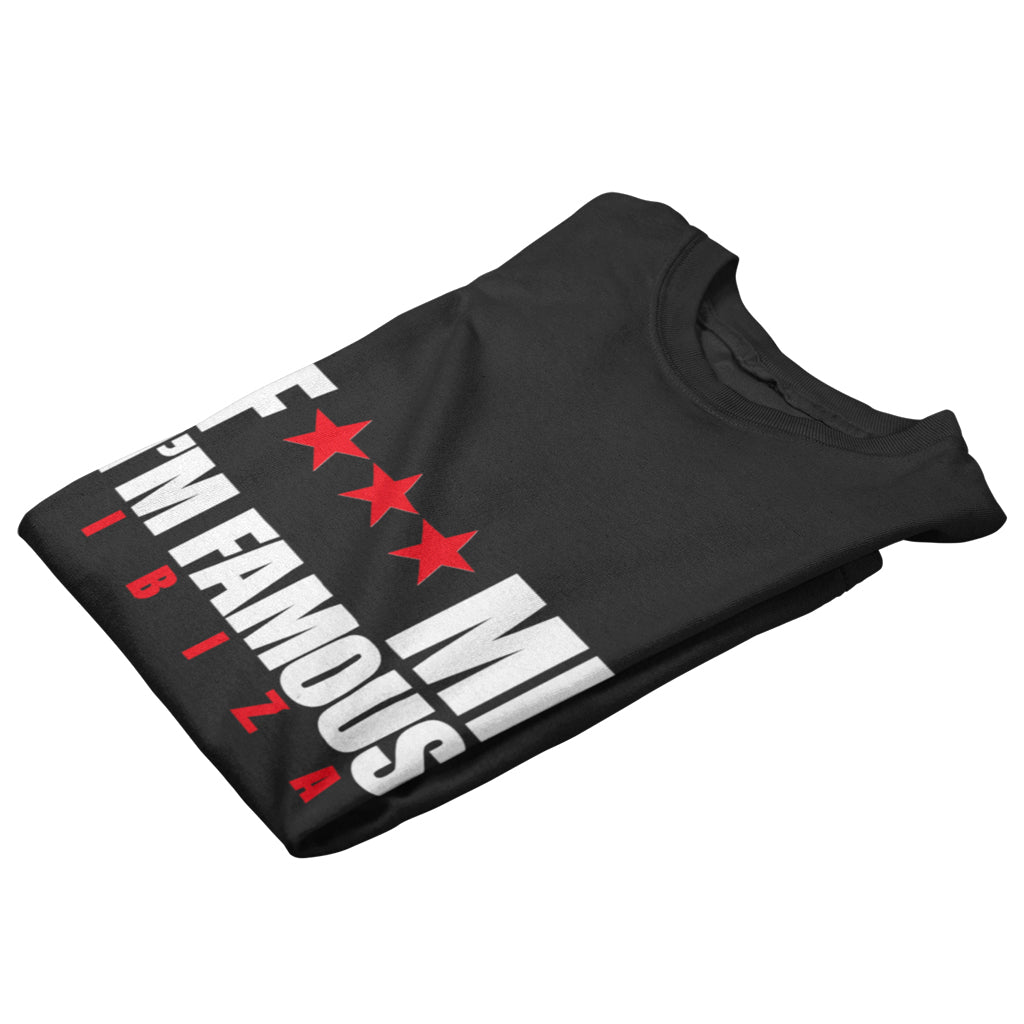 David Guetta F Me I'm Famous Ibiza Classic Logo Men's T-shirt NEW