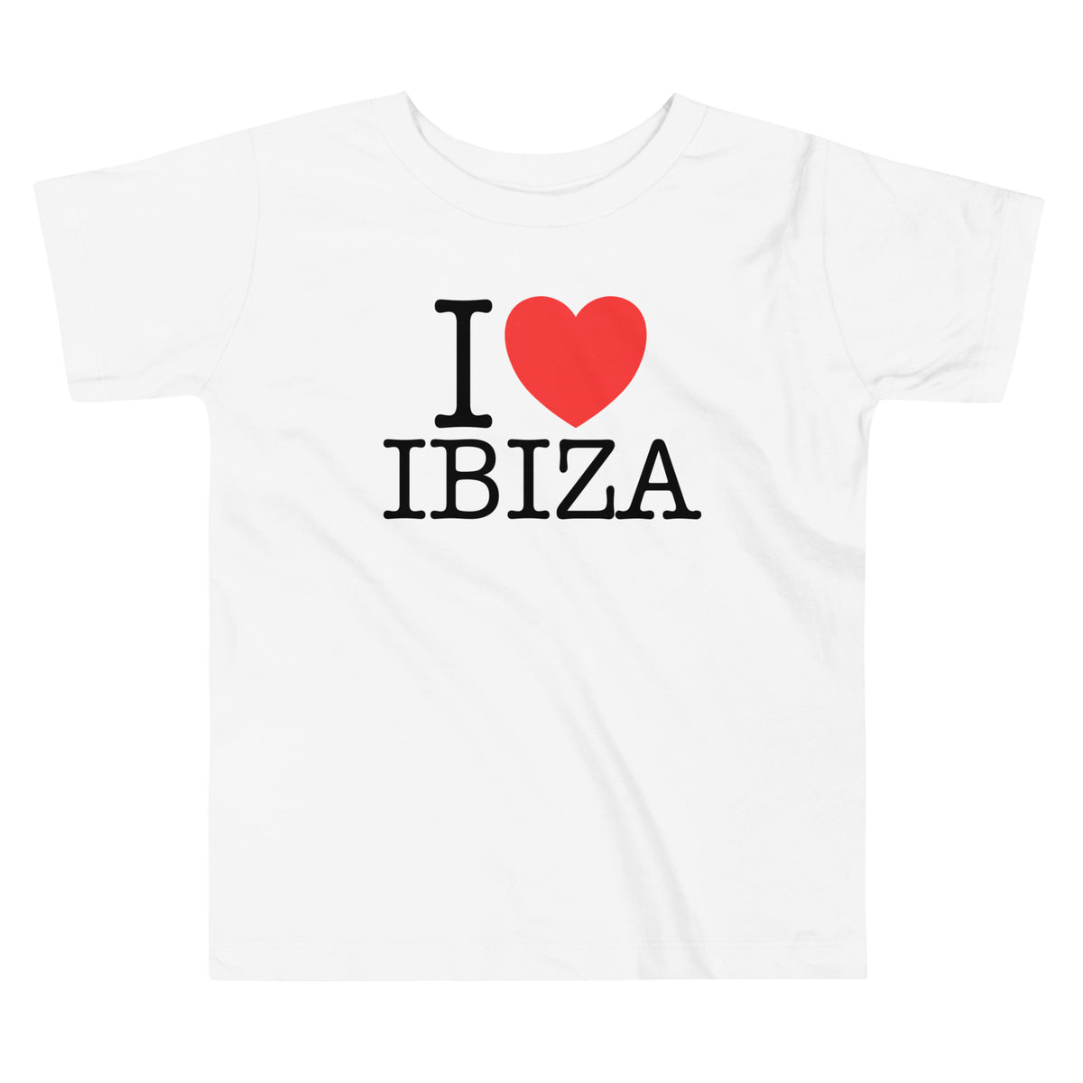I Love Ibiza Toddler T-shirt White