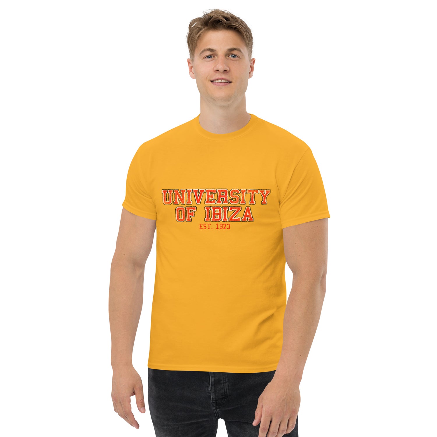 University of Ibiza Vintage Logo Men's T-shirt