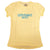 Amnesia Ibiza Classic Logo Kids Girls Yellow T-shirt