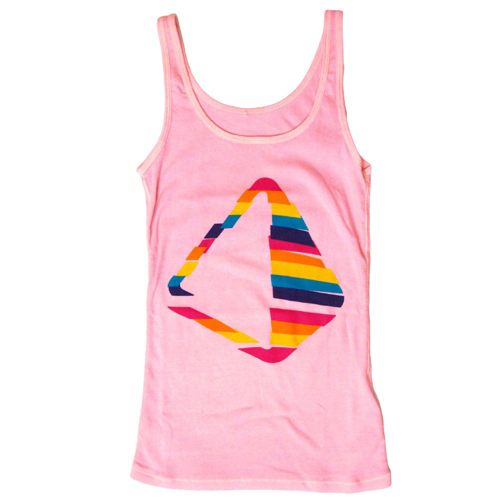 Amnesia Ibiza Arco Iris Top de Tirantes de canalé mujer