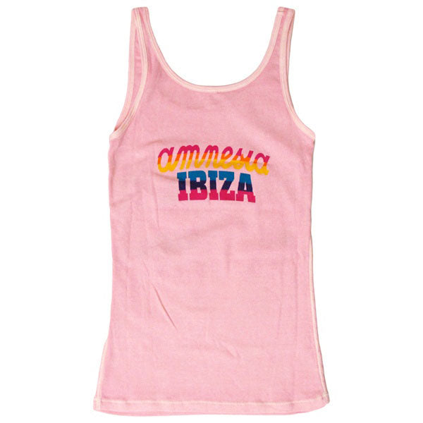 Amnesia Ibiza Arco Iris Top de Tirantes de canalé mujer