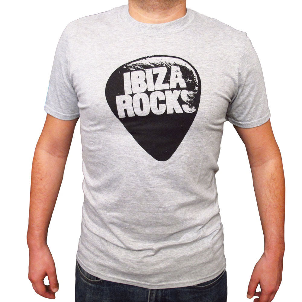 Ibiza Rocks Camiseta Hombre con Logo Básico