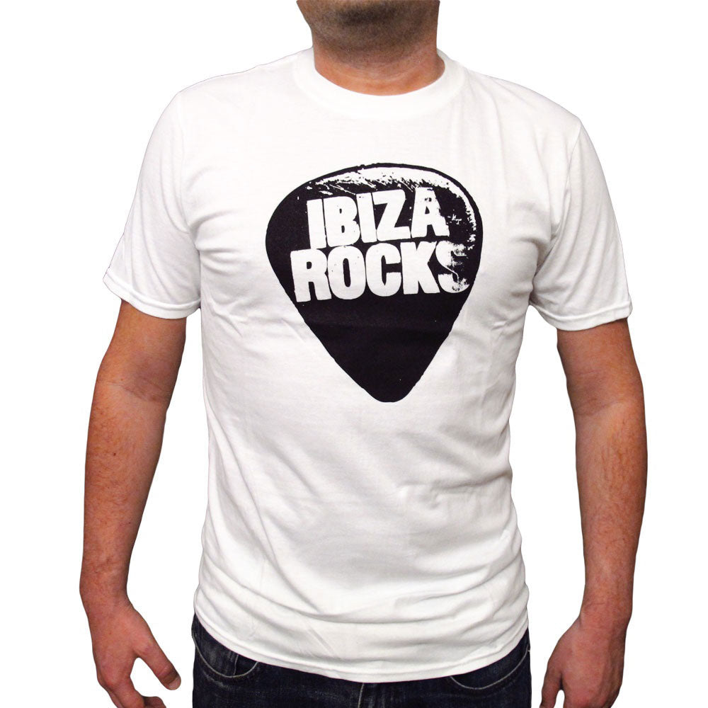 Ibiza Rocks Camiseta Hombre con Logo Básico