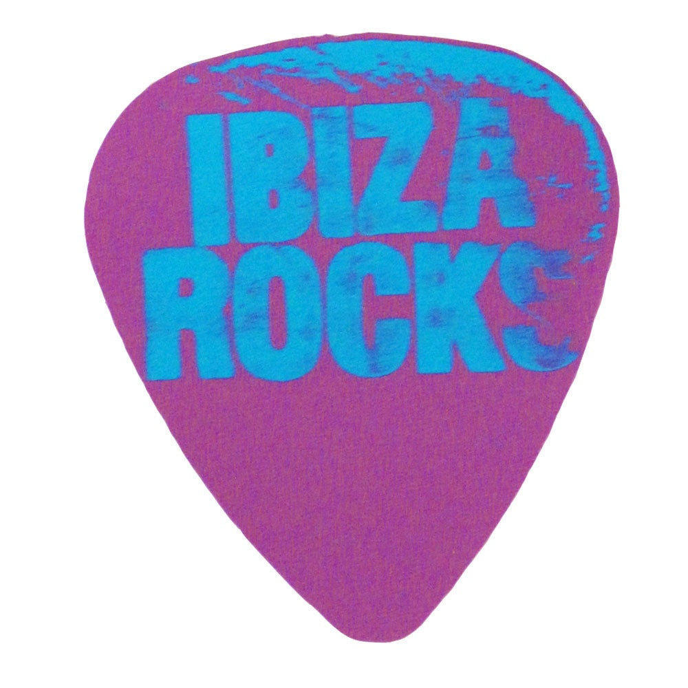 Ibiza Rocks Pegatina Logo Plectro
