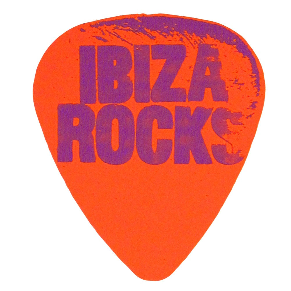 Ibiza Rocks Pegatina Logo Plectro