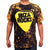 Ibiza Rocks T-shirt oversize uomo con macchie di candeggina
