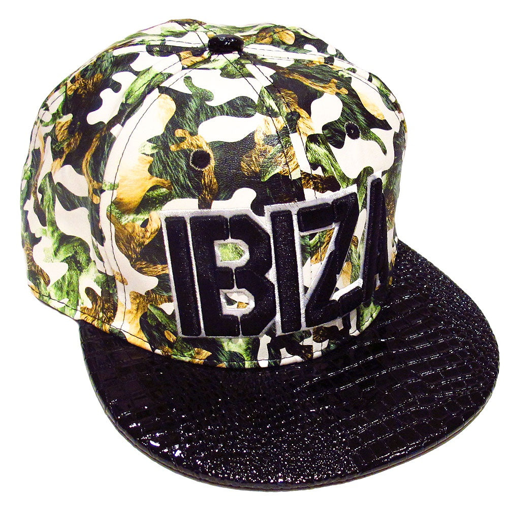 Ibiza Gorra Snapback Camuflaje verde