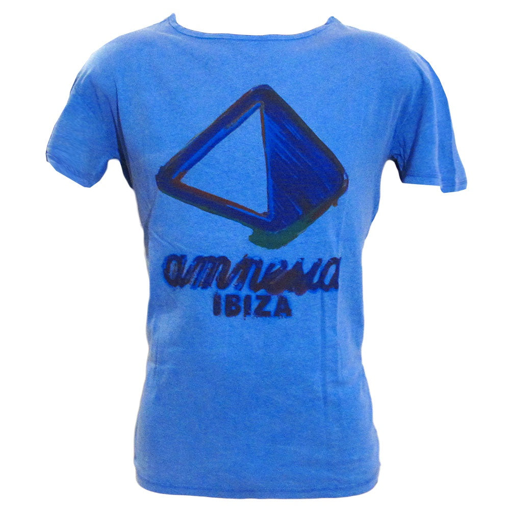 Amnesia Ibiza Camiseta Hombre Acuarela