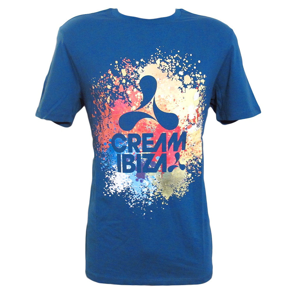 Cream Ibiza Camiseta hombre Salpicaduras de pintura