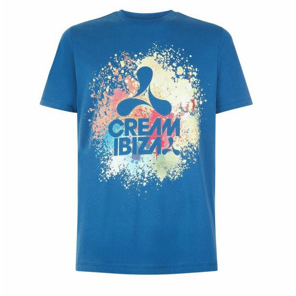 Cream Ibiza Camiseta hombre Salpicaduras de pintura