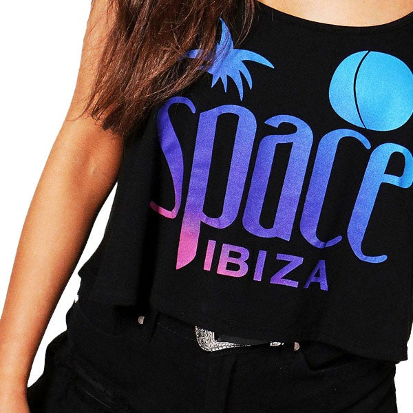 Space Ibiza Top corto de tirantes finos
