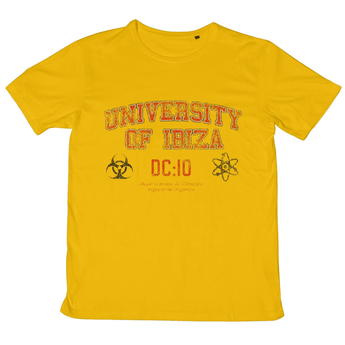 University of Ibiza Departamento de Ciencias Camiseta Hombre