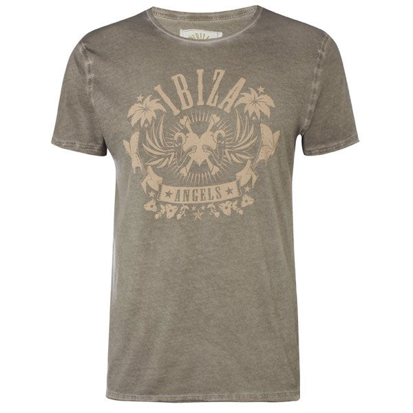 Ibiza Angels Camiseta Hombre con Logo Clásico