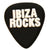 Ibiza Rocks Aimant sur Frigo Plectre PVC