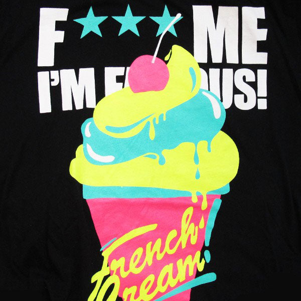 F*** Me I'm Famous Camiseta hombre French Cream