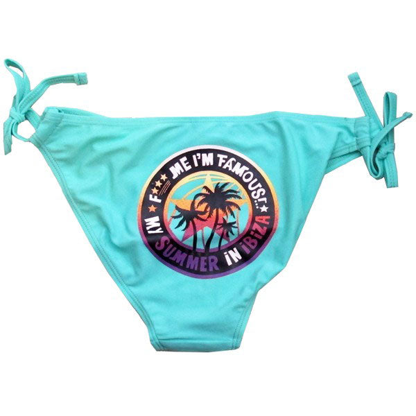 F*** Me I'm Famous Bikini Turquesa Palmeras