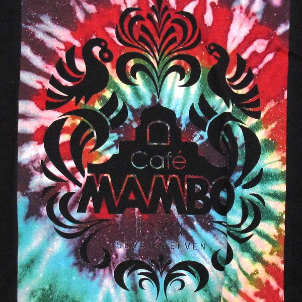 Café Mambo v 77 Camiseta de Tirantes Puesta del Sol Tie-Dye