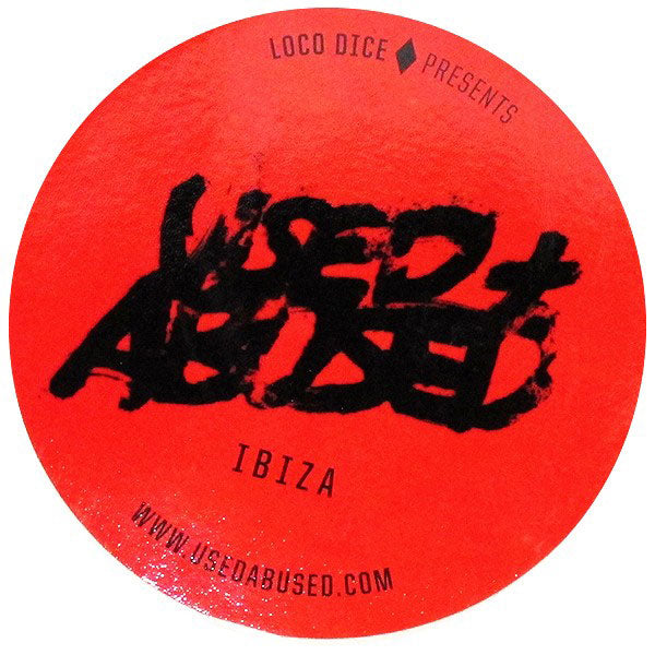 Used+Abused Pegatina Logo