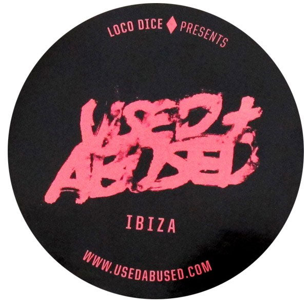 Used+Abused Pegatina Logo