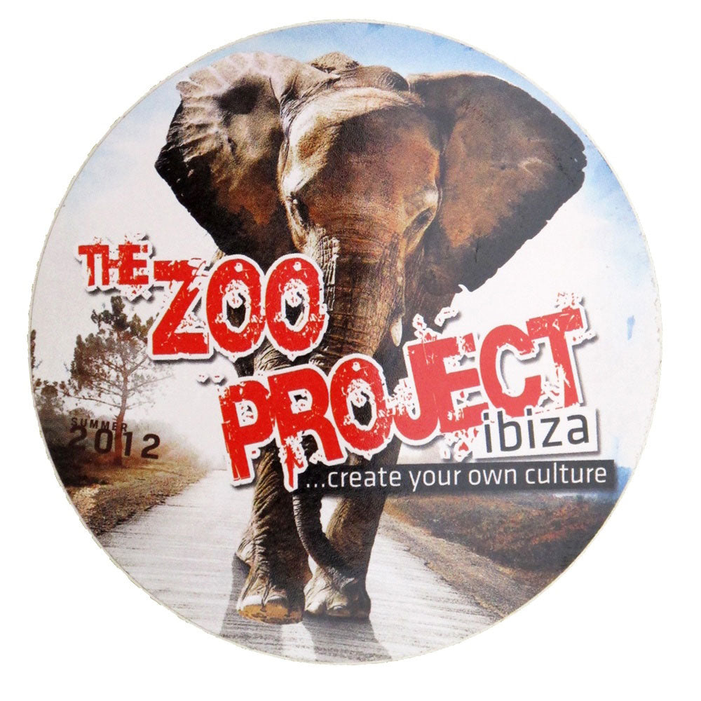 Zoo Project Ibiza Elefante 2012 Adesivo