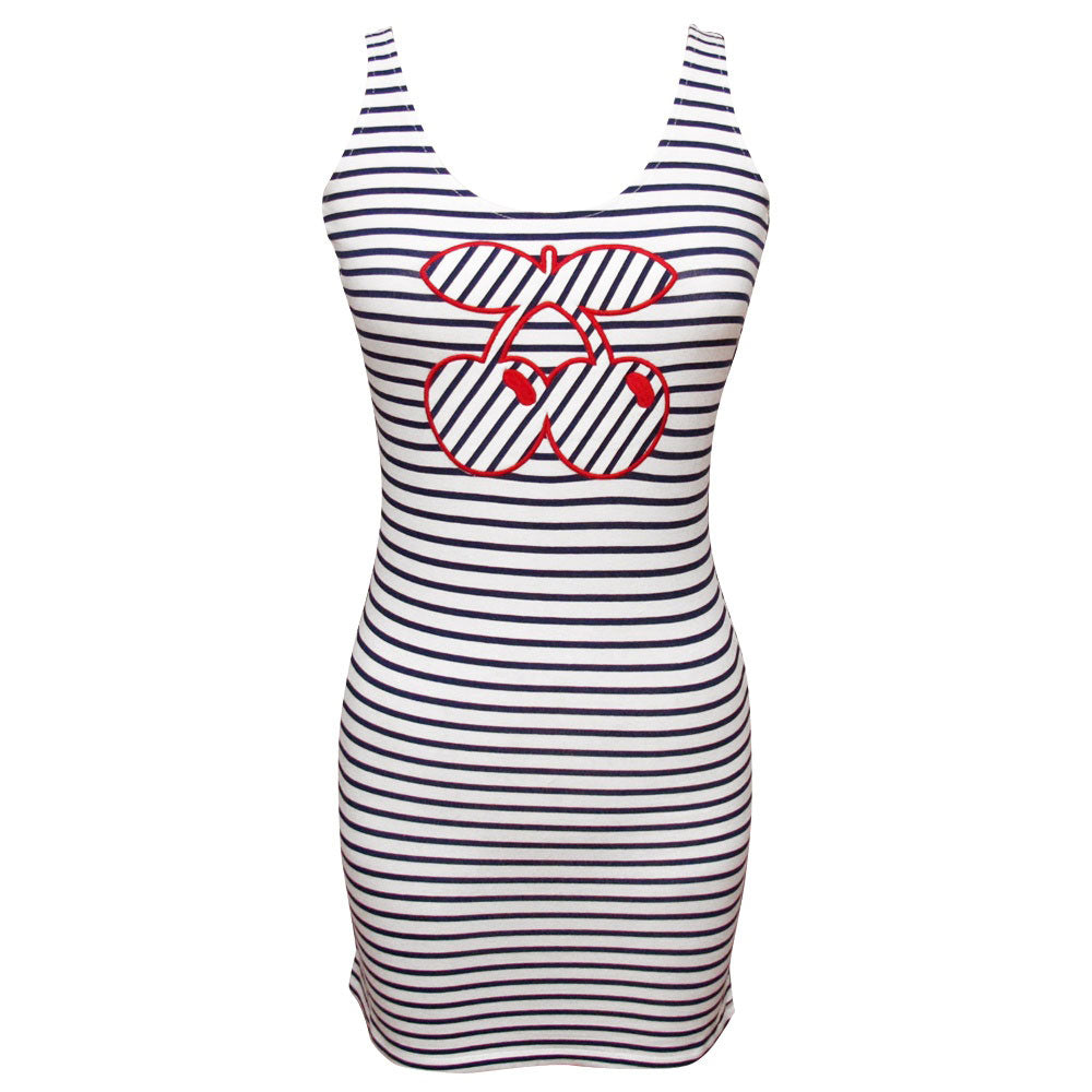 Pacha Vestido con Rayas Marineras