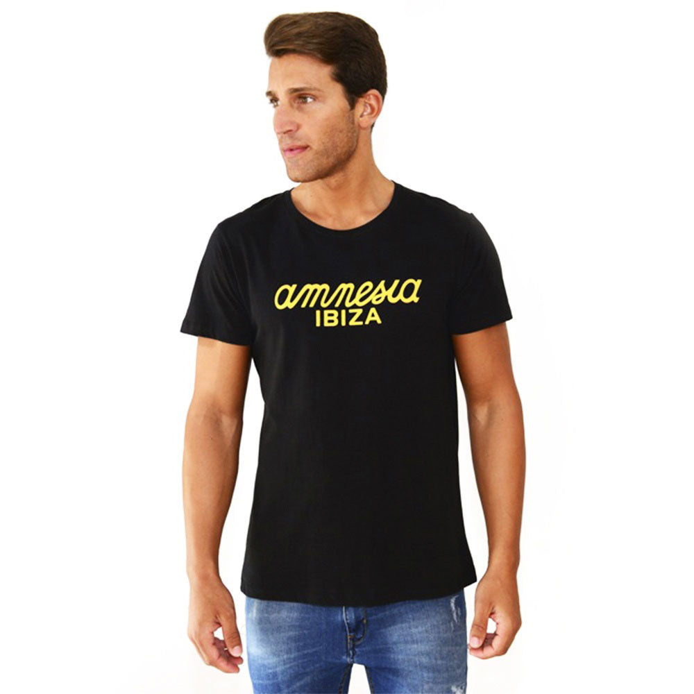 Amnesia Ibiza Camiseta Hombre con Logo Clásico