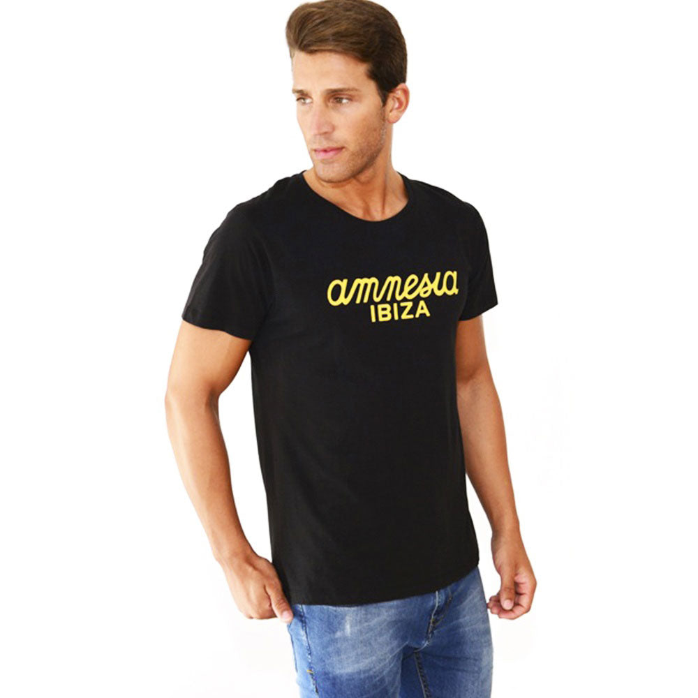 Amnesia Ibiza Camiseta Hombre con Logo Clásico