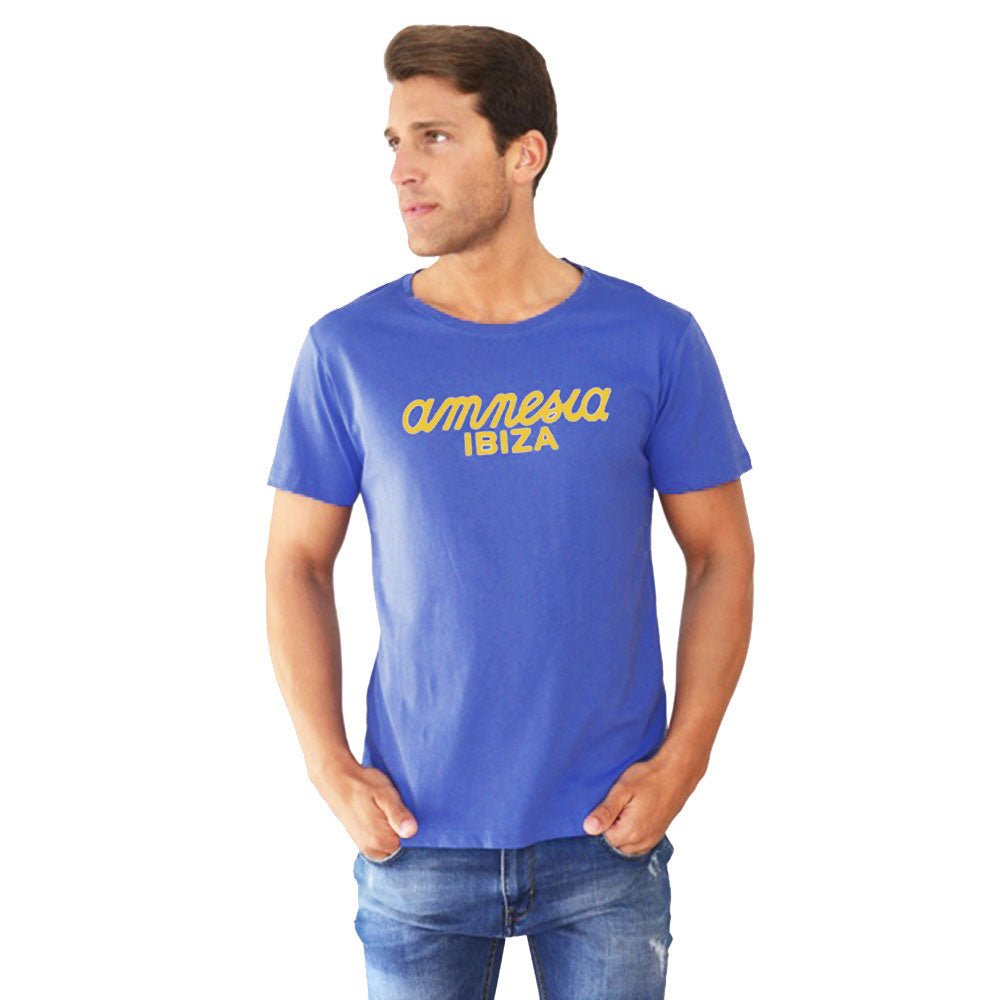 Amnesia Ibiza Camiseta Hombre con Logo Clásico