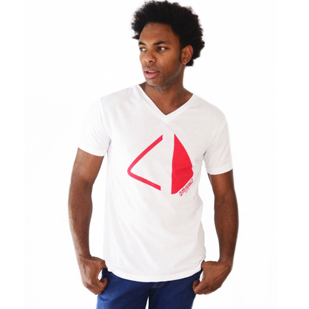 Amnesia Ibiza Camiseta cuello V hombre con Logo Pirámide