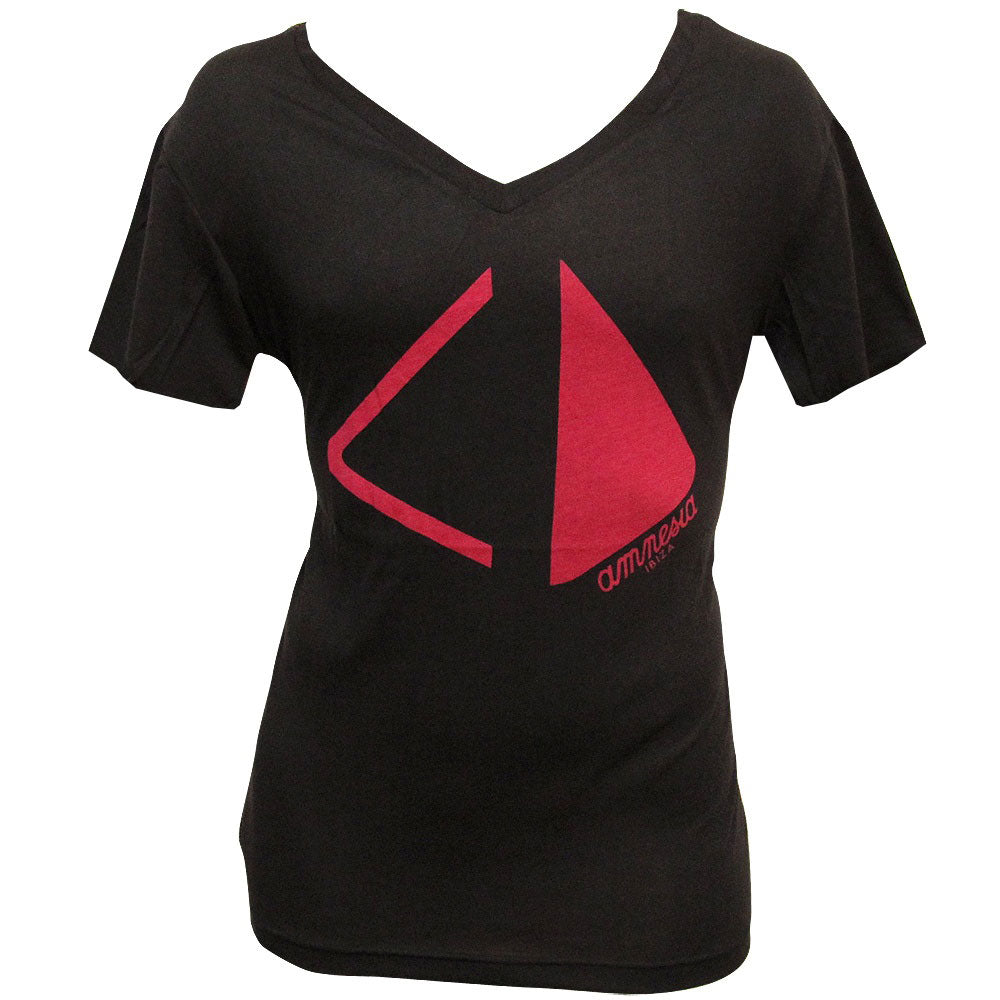 Amnesia Ibiza Camiseta cuello V hombre con Logo Pirámide