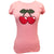 Pacha T-shirt Femme Rose Basique à Logo Cerise