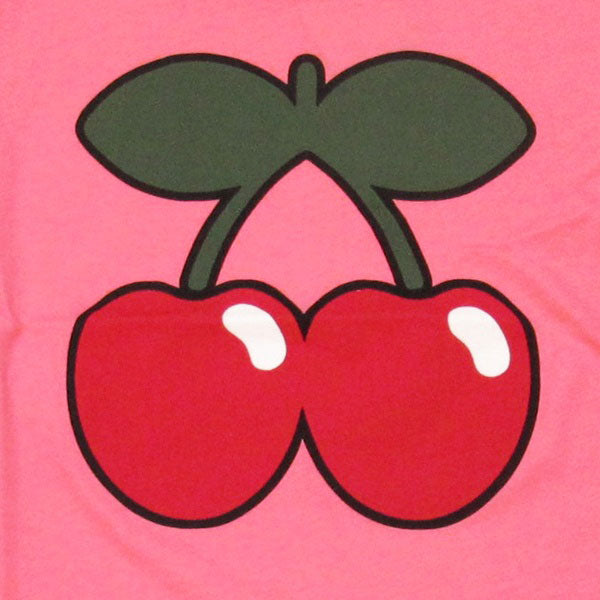 Pacha Camiseta sin mangas Mujer Rosa con Logo Básico Cereza