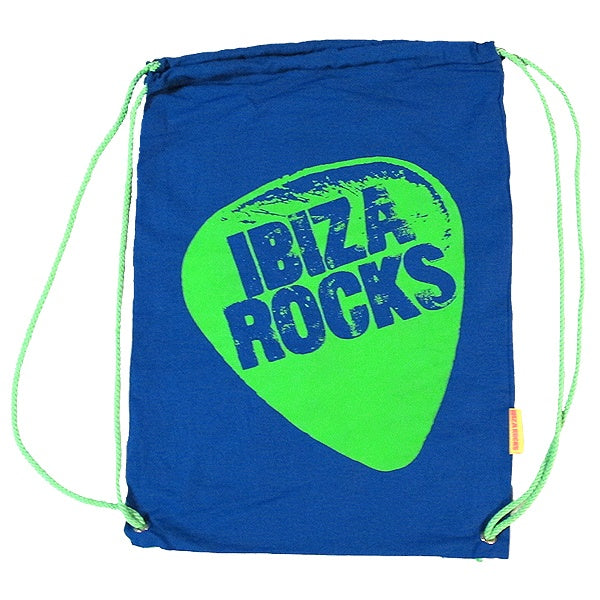 Ibiza Rocks Camiseta Azul Plectro con Bolso de Cordón