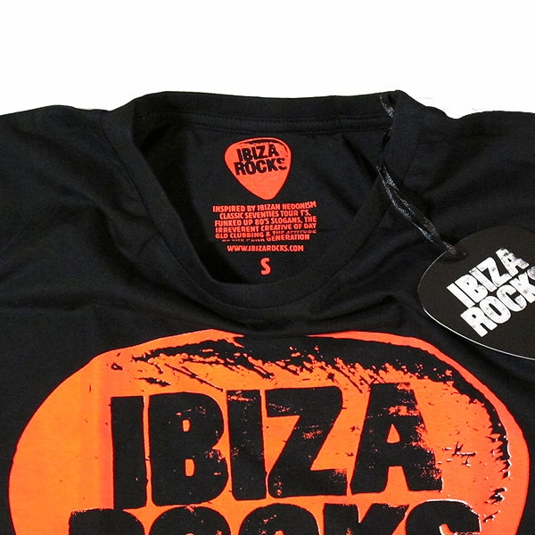 Ibiza Rocks Camiseta Negra Plectro con Bolso de Cordón