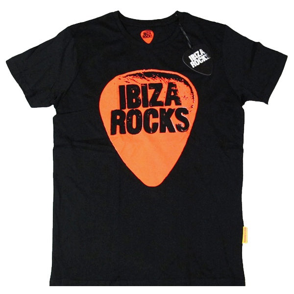 Ibiza Rocks Camiseta Negra Plectro con Bolso de Cordón