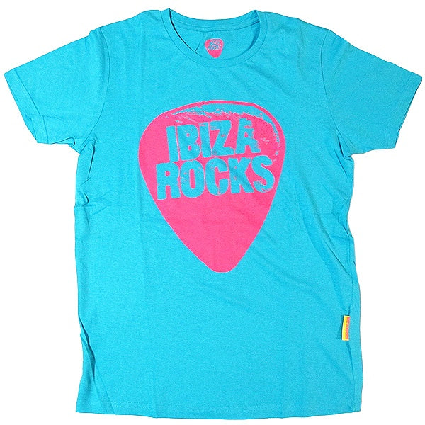 Ibiza Rocks Camiseta Turquesa Plectro con Bolso de Cordón
