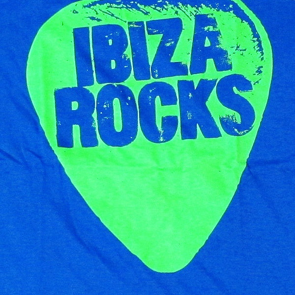 Ibiza Rocks Camiseta hombre Plectro Neón