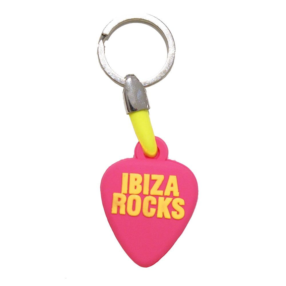 Ibiza Rocks PVC-Logo Schlüsselanhänger