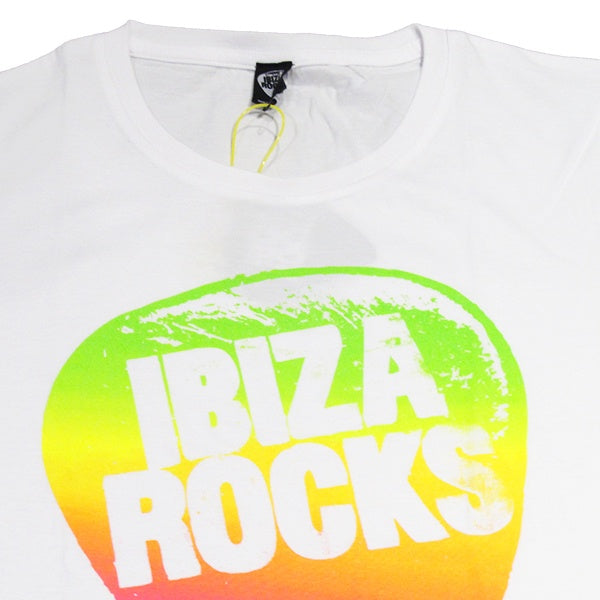 Ibiza Rocks Camiseta Hombre Plectro Arco Iris