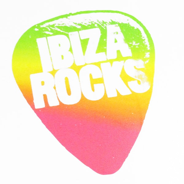 Ibiza Rocks Camiseta Hombre Plectro Arco Iris