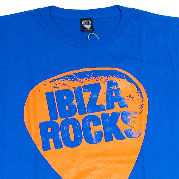 Ibiza Rocks Camiseta Hombre Plectro Naranja
