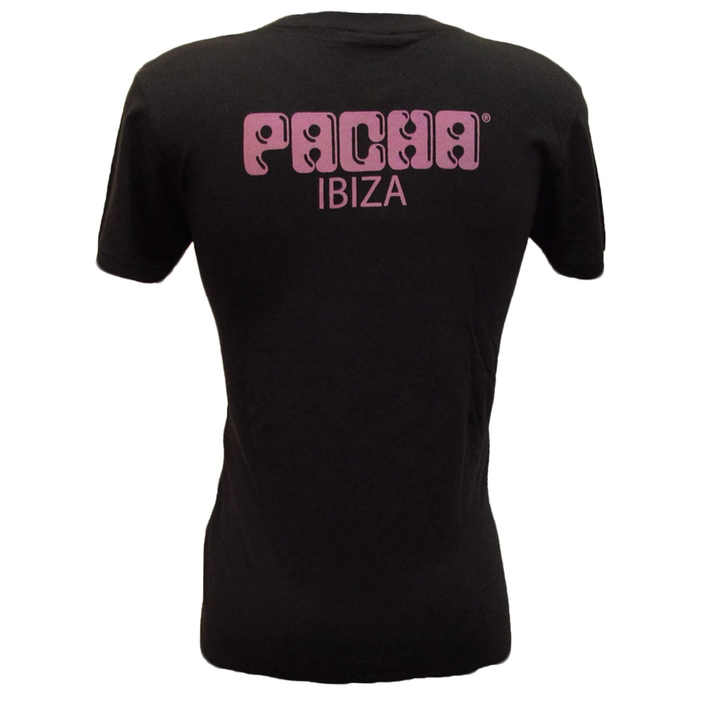 Pacha Camiseta hombre con Logo Tono Cereza en Contraste