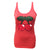 Pacha Camiseta sin mangas Mujer Roja con Logo Básico Cereza