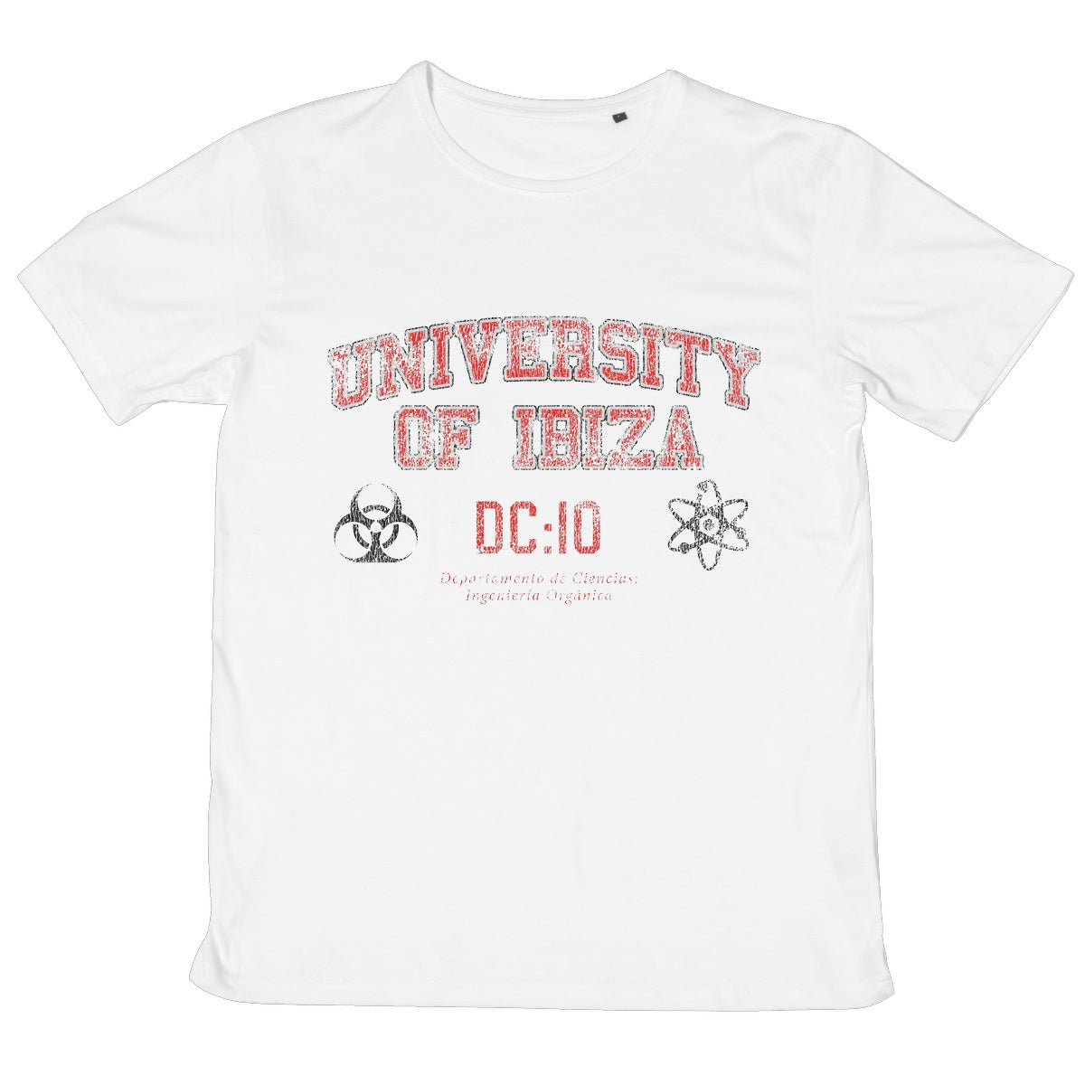 University of Ibiza Departamento de Ciencias Camiseta Hombre