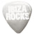 Ibiza Rocks Adesivo per Auto XL Plettro Argento