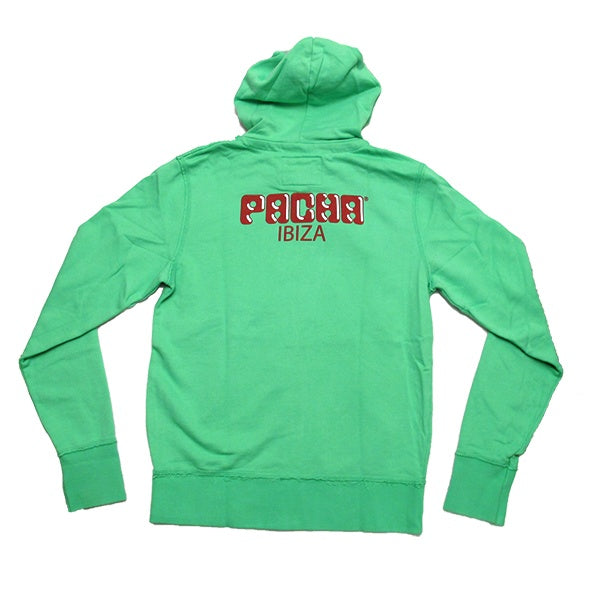 Pacha Sudadera Hombre con Capucha y cremallera con Cereza Plana