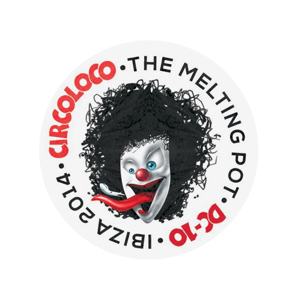 Circo Loco Melting Pot 2014 Clown Aufkleber