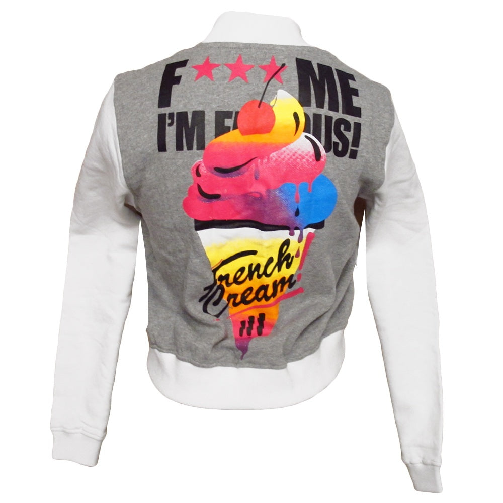 F*** Me I'm Famous Chaqueta Teddy French Cream